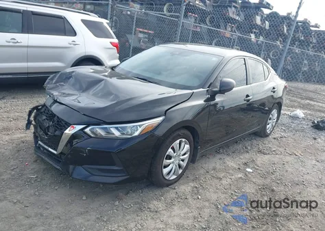 2021 Nissan Sentra S Xtronic Cvt z USA, uszkodzony, nr VIN 3N1AB8BV8MY267780